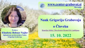 Grigori Grabovoys Lehre über den Menschen @ Seminar, Ljubljana, Bauernhof Ježek Ljubljanana | Slowenien